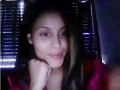 beautiful girl on skype