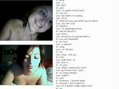 Hawt lady on Chatroulette