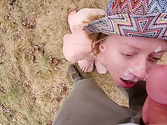 Sarah Evans Little Slut On Chokes On Cock And Cum In Public And Gets A Delicious Facial With The Best