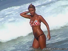 Tanned goddes at the beach – GNDBeachVideos