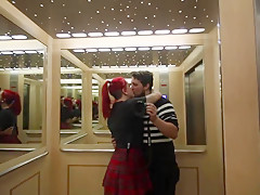 Tattooed Redhead Fucks in an Irish Hotel Room