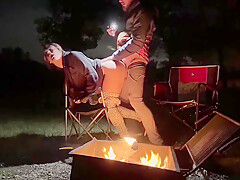 Therykers – Using My Pussy In A Public Park Next The Fire In The Open! With Rough Sex